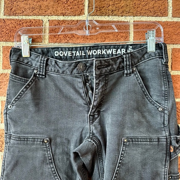 Dovetail Workwear Women's Black Work Pants Size 2, 30 Inseam - Picture 3 of 7